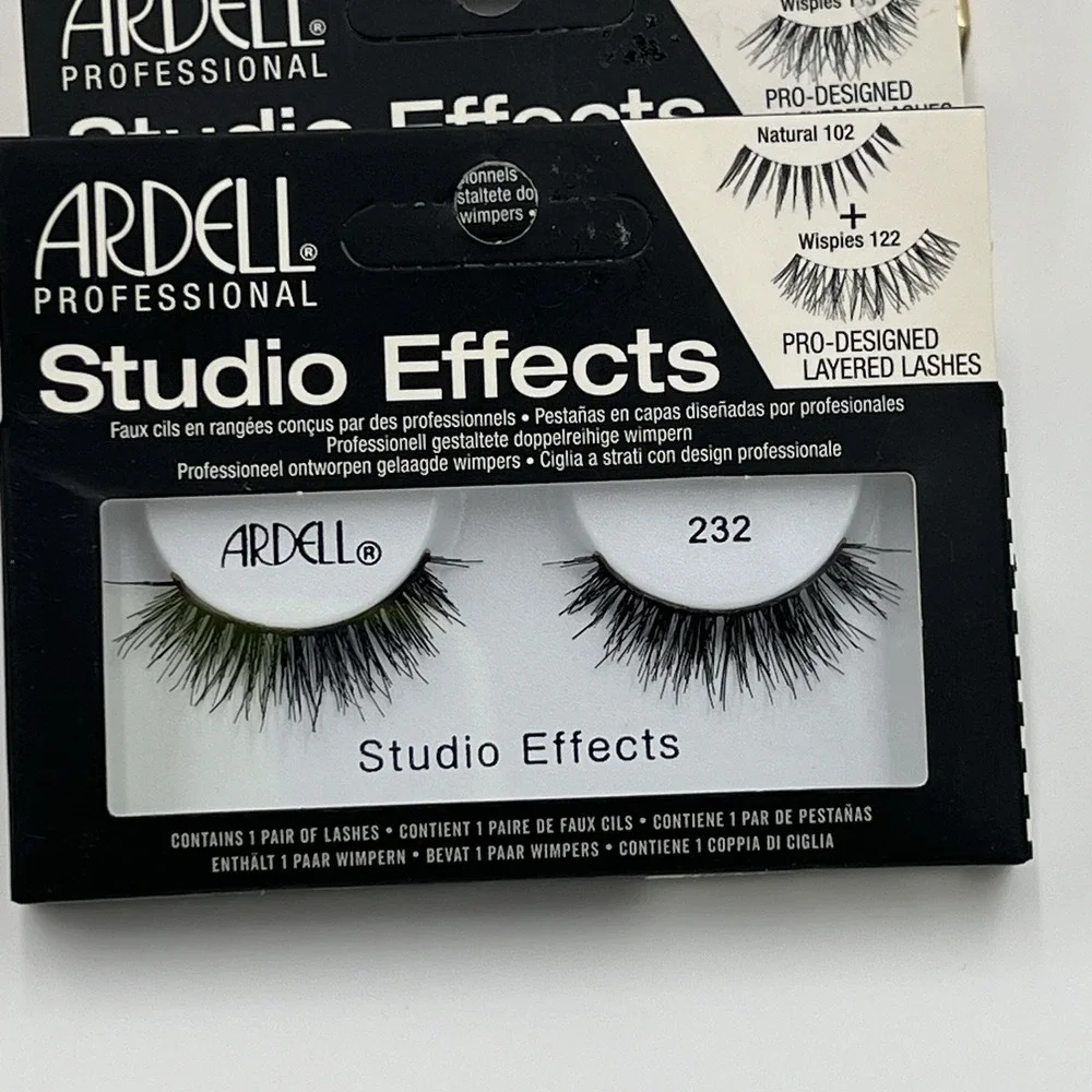Ardell Professional False Eyelash Lot Lash Contour Remy Studio Effect Individual